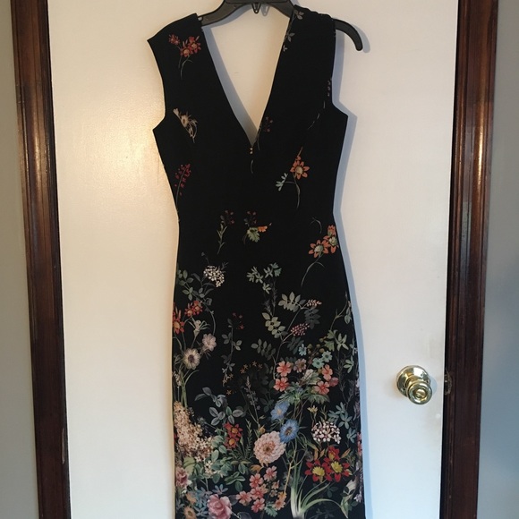 Zara Dresses & Skirts - Black floral print dress